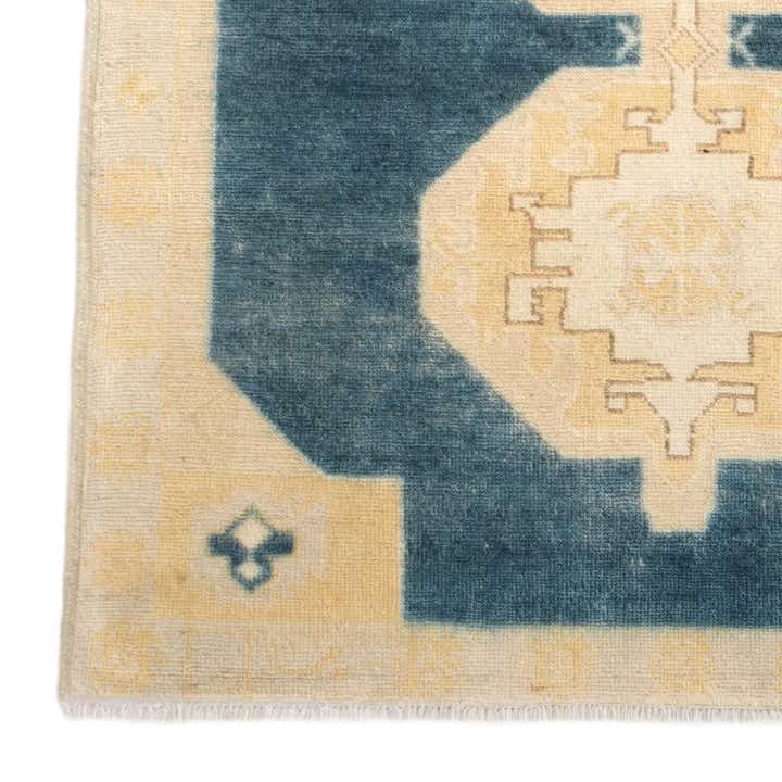 3' 5 x 4' 10 Hand Knotted Oushak Wool Rug