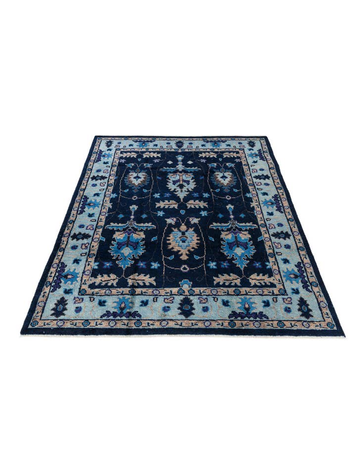 Detail image of 7' 10 x 10'  Hand Knotted Oushak Wool Rug