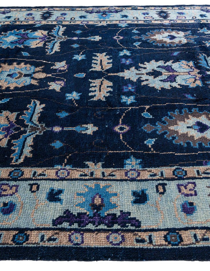 Detail image of 7' 10 x 10'  Hand Knotted Oushak Wool Rug