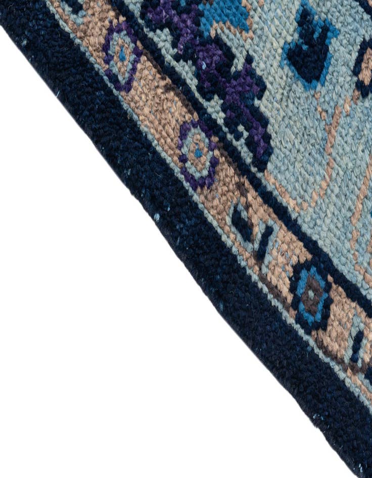 Detail image of 7' 10 x 10'  Hand Knotted Oushak Wool Rug