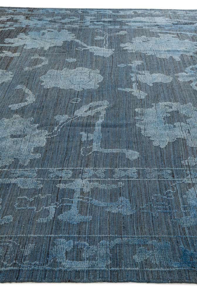 10' x 14' 7 Hand Knotted Oushak Wool Rug