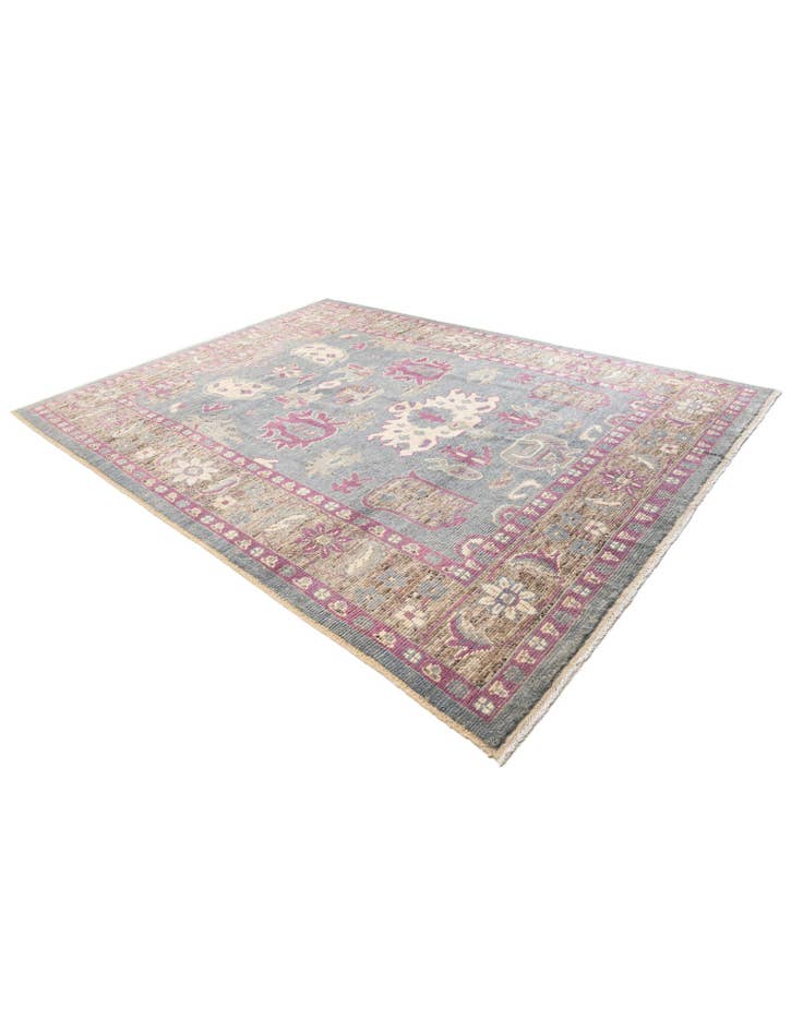 Detail image of 9' 4 x 12' 3 Hand Knotted Oushak Wool Rug