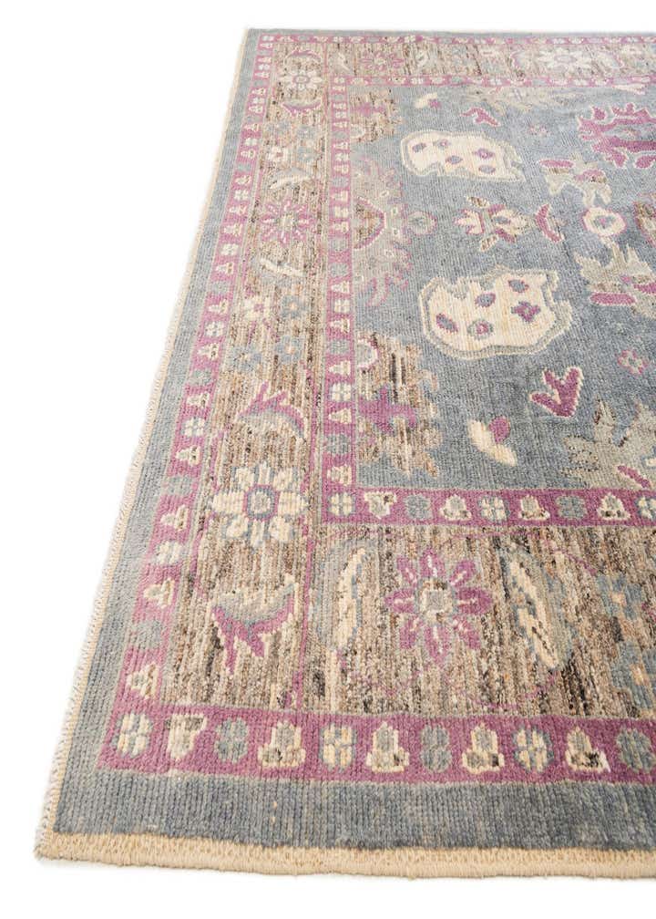 9' 4 x 12' 3 Hand Knotted Oushak Wool Rug