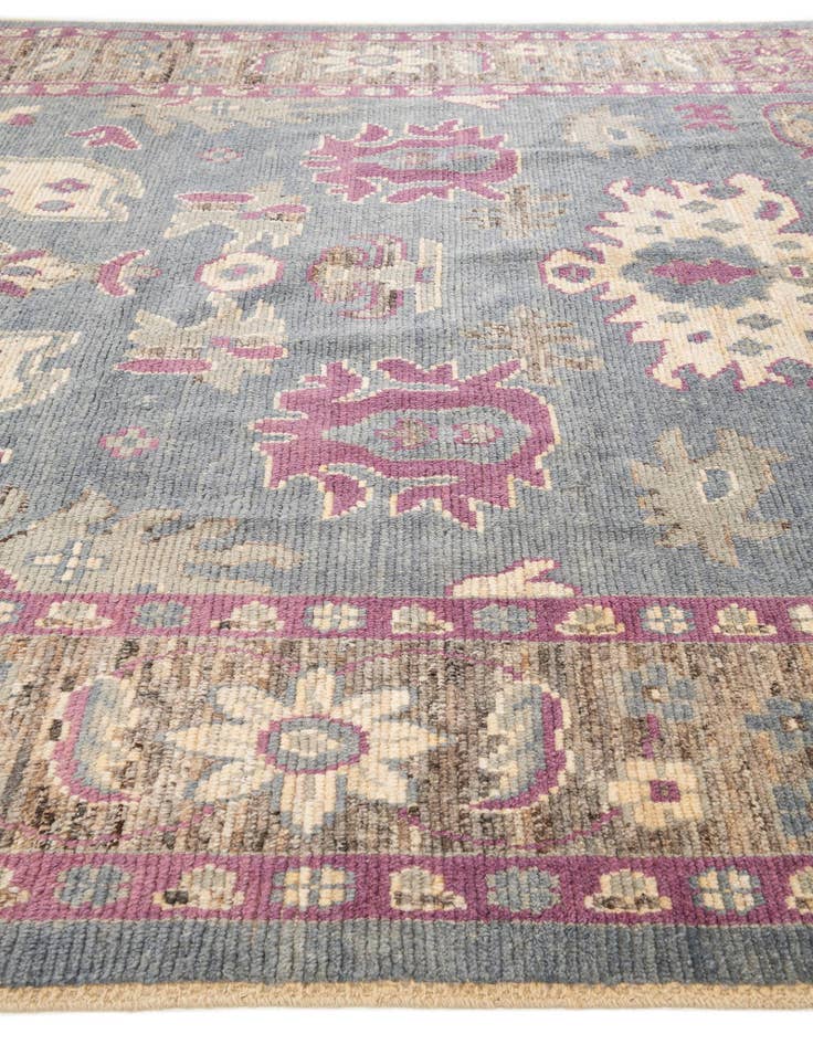Detail image of 9' 4 x 12' 3 Hand Knotted Oushak Wool Rug