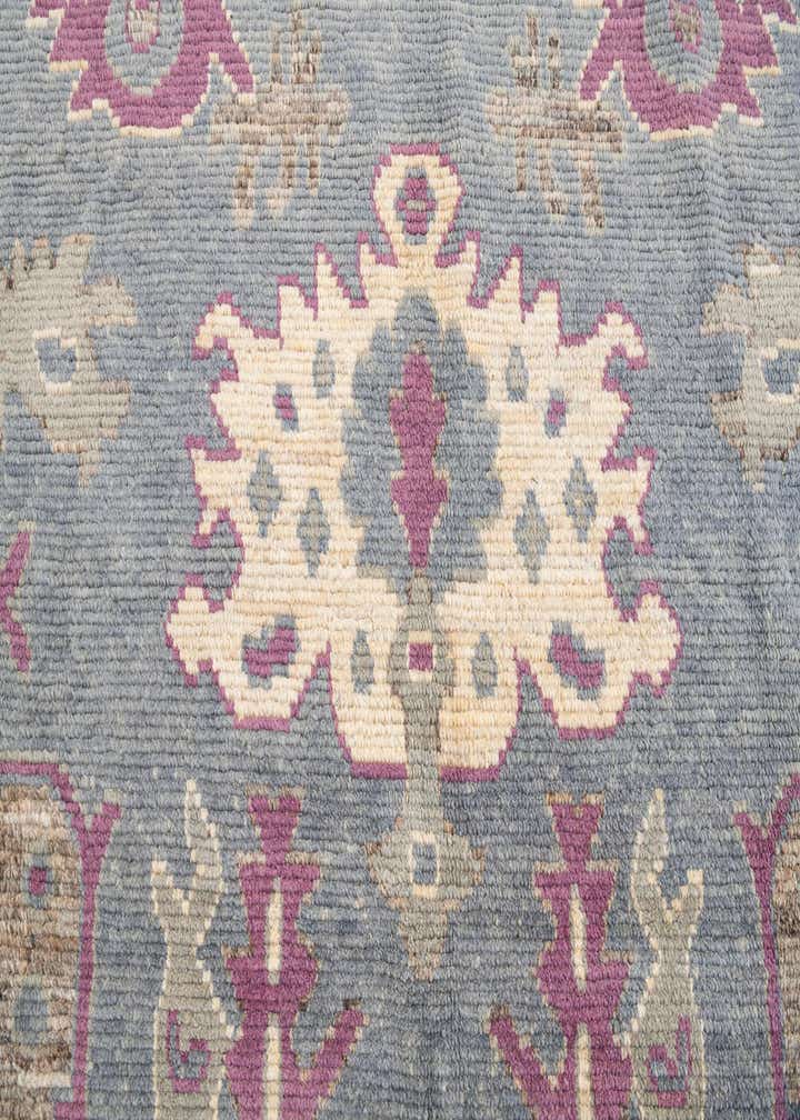 9' 4 x 12' 3 Hand Knotted Oushak Wool Rug