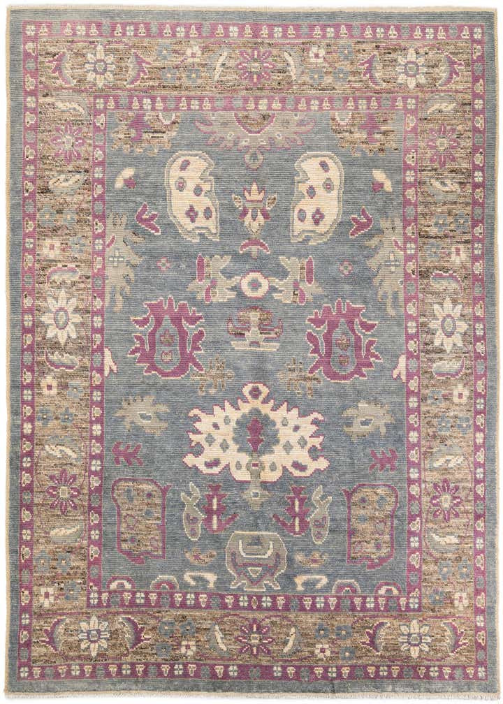 9' 4 x 12' 3 Hand Knotted Oushak Wool Rug