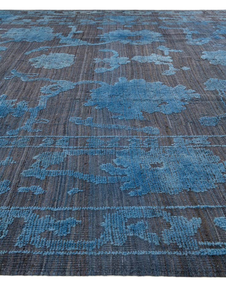 Detail image of 9' 5 x 12' 3 Hand Knotted Oushak Wool Rug