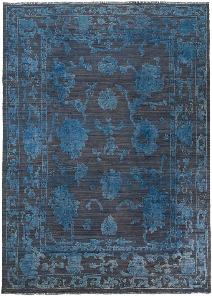 9' 5 x 12' 3 Hand Knotted Oushak Wool Rug