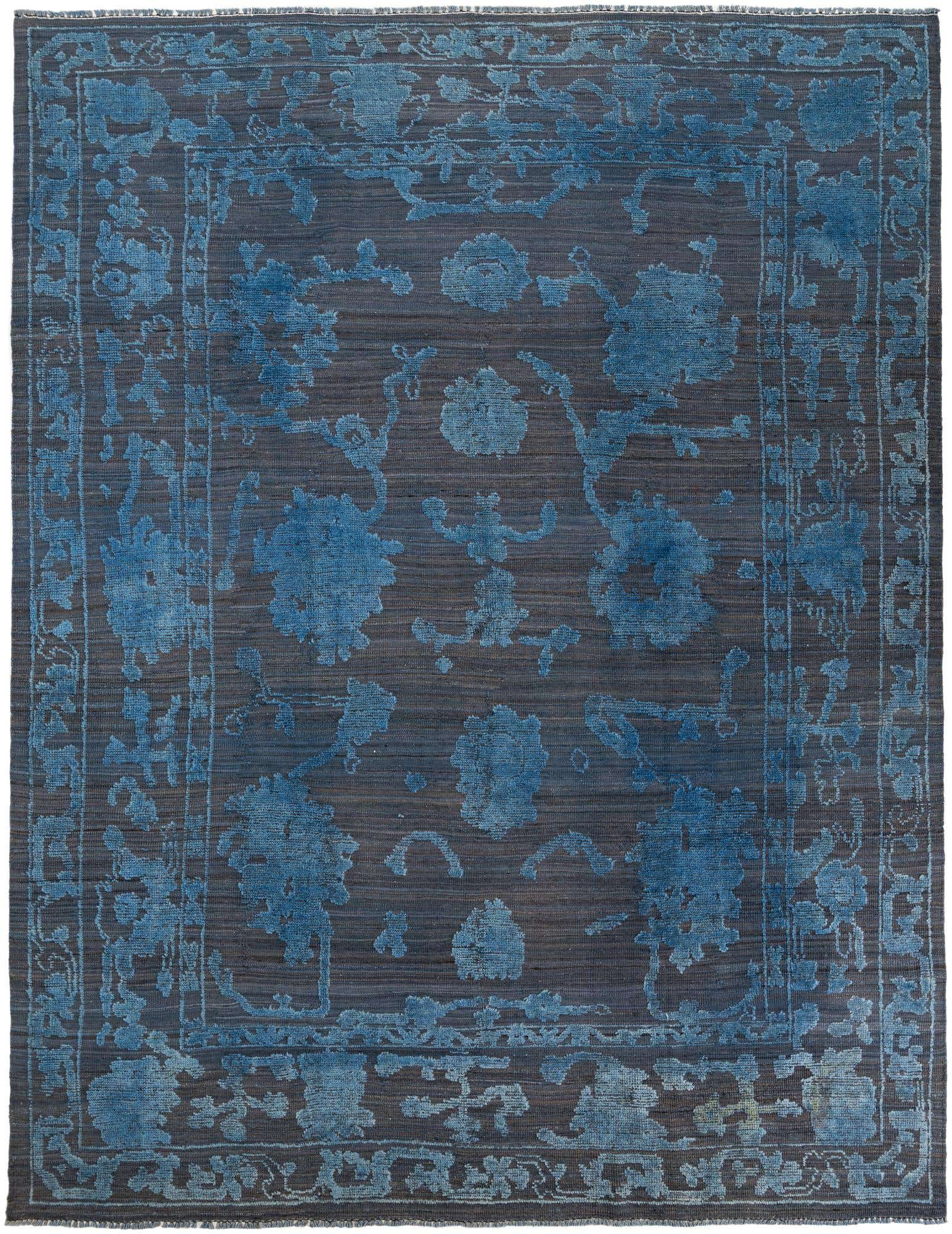 285cm x 375cm anudado a mano Oushak Alfombra Lana