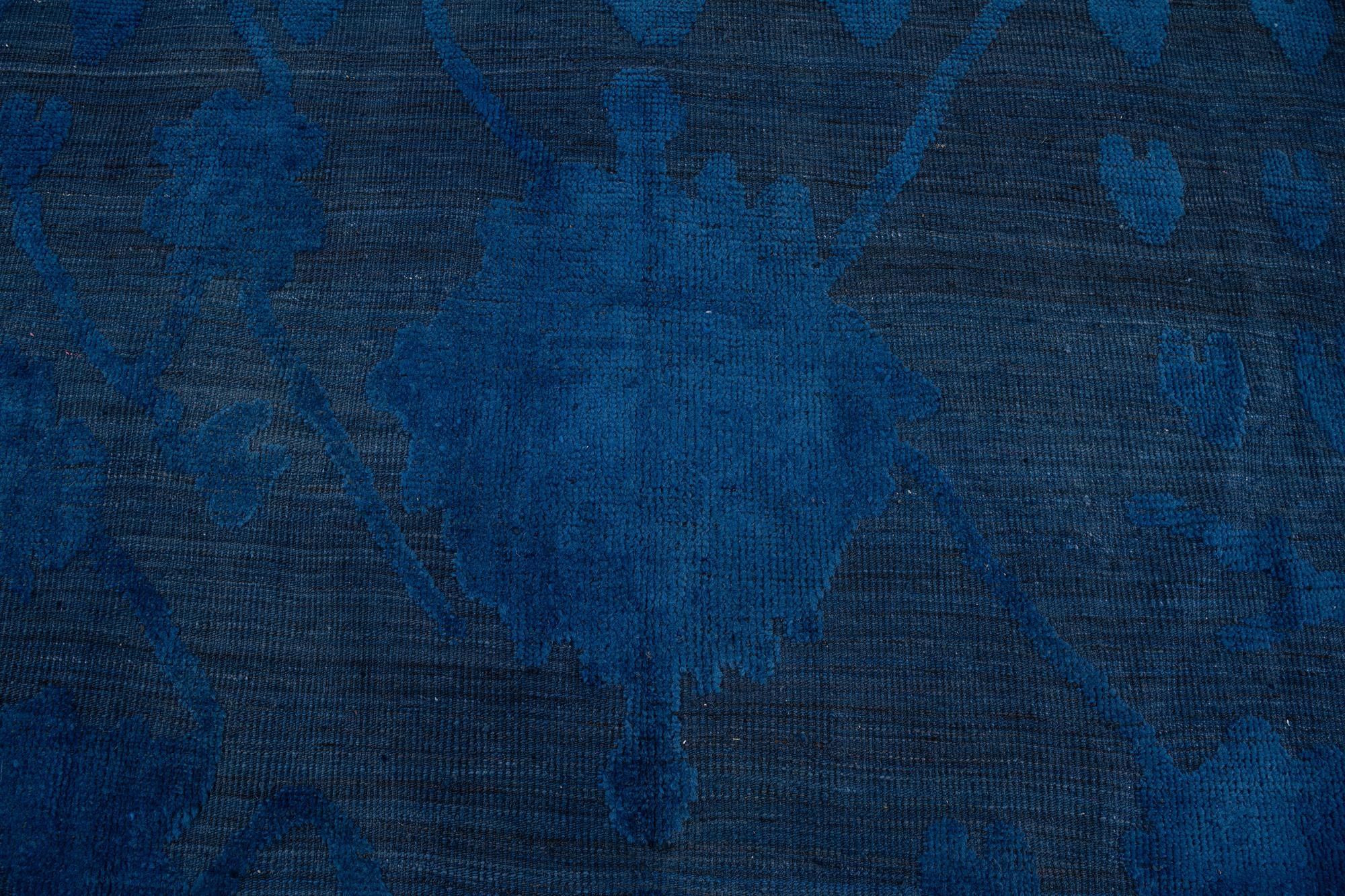 10' 2 x 14' 1 Hand Knotted Oushak Wool Rug