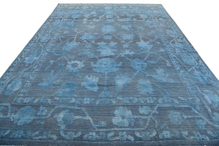 Detail image of 9' x 12' 1 Hand Knotted Oushak Wool Rug