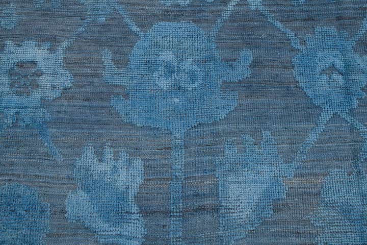 9' x 12' 1 Hand Knotted Oushak Wool Rug
