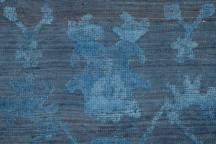 9' x 12' 1 Hand Knotted Oushak Wool Rug