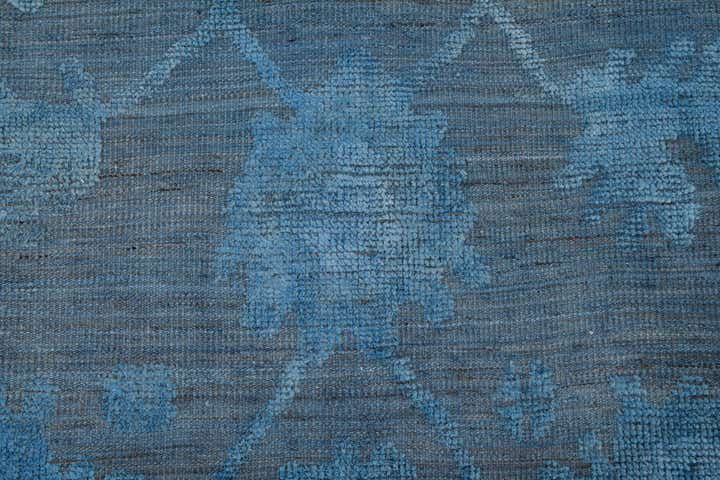 9' x 12' 1 Hand Knotted Oushak Wool Rug