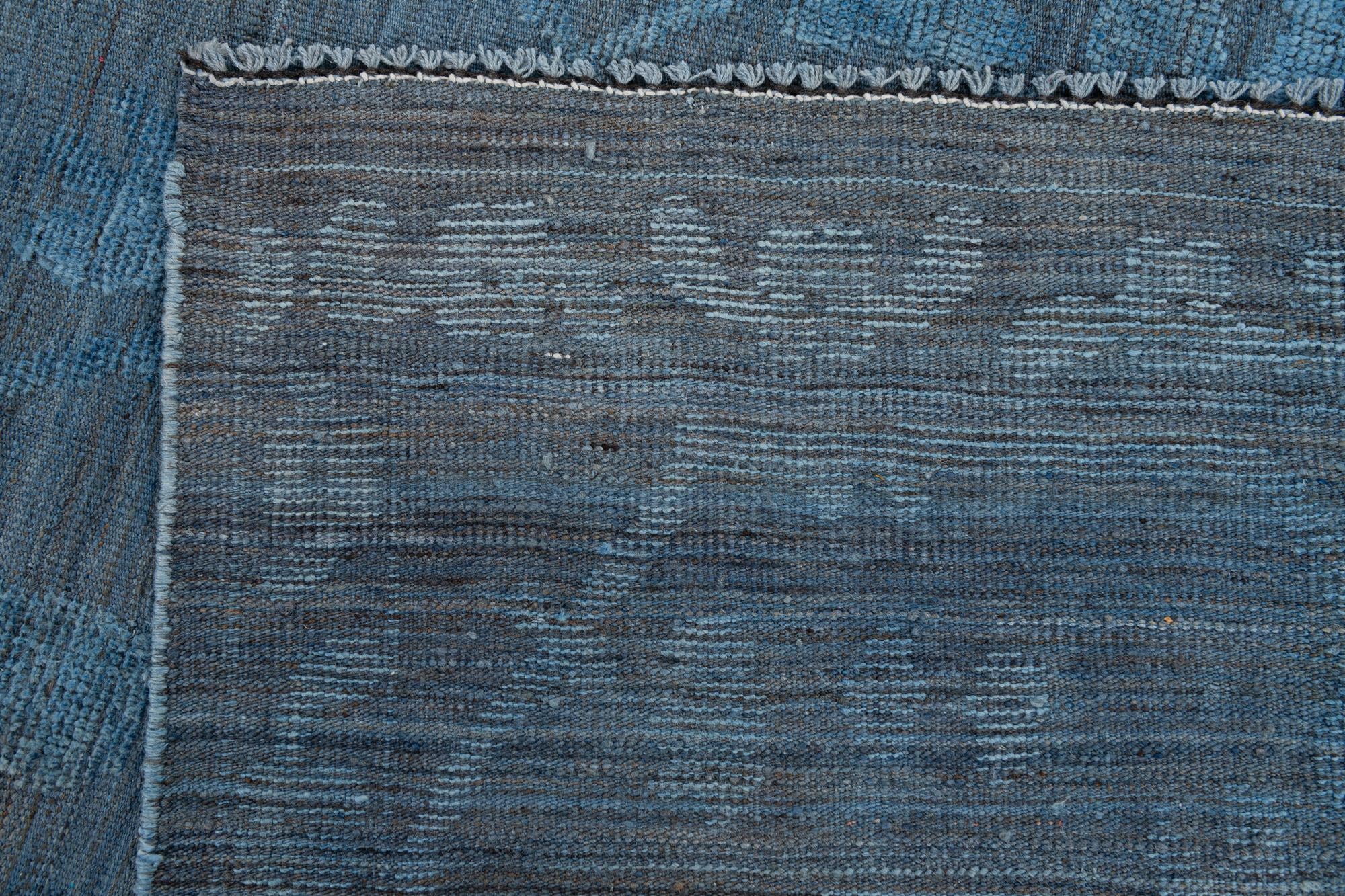 9' x 12' 1 Hand Knotted Oushak Wool Rug