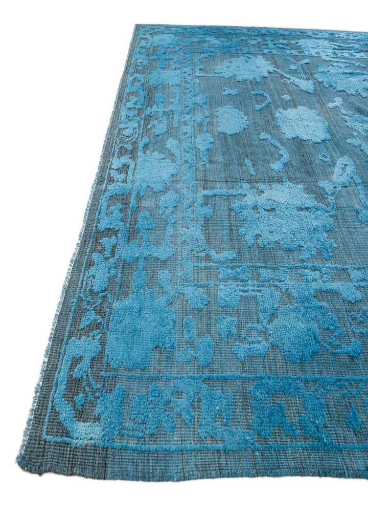 8' 10 x 12' 3 Hand Knotted Oushak Wool Rug