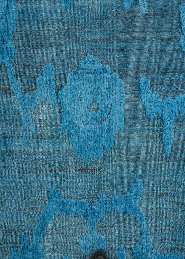 8' 10 x 12' 3 Hand Knotted Oushak Wool Rug
