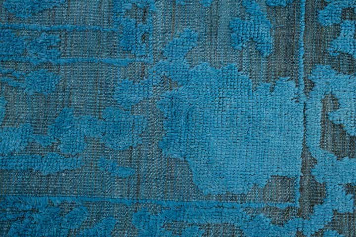8' 10 x 12' 3 Hand Knotted Oushak Wool Rug