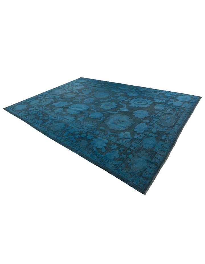 9' 2 x 12' 9 Hand Knotted Oushak Wool Rug