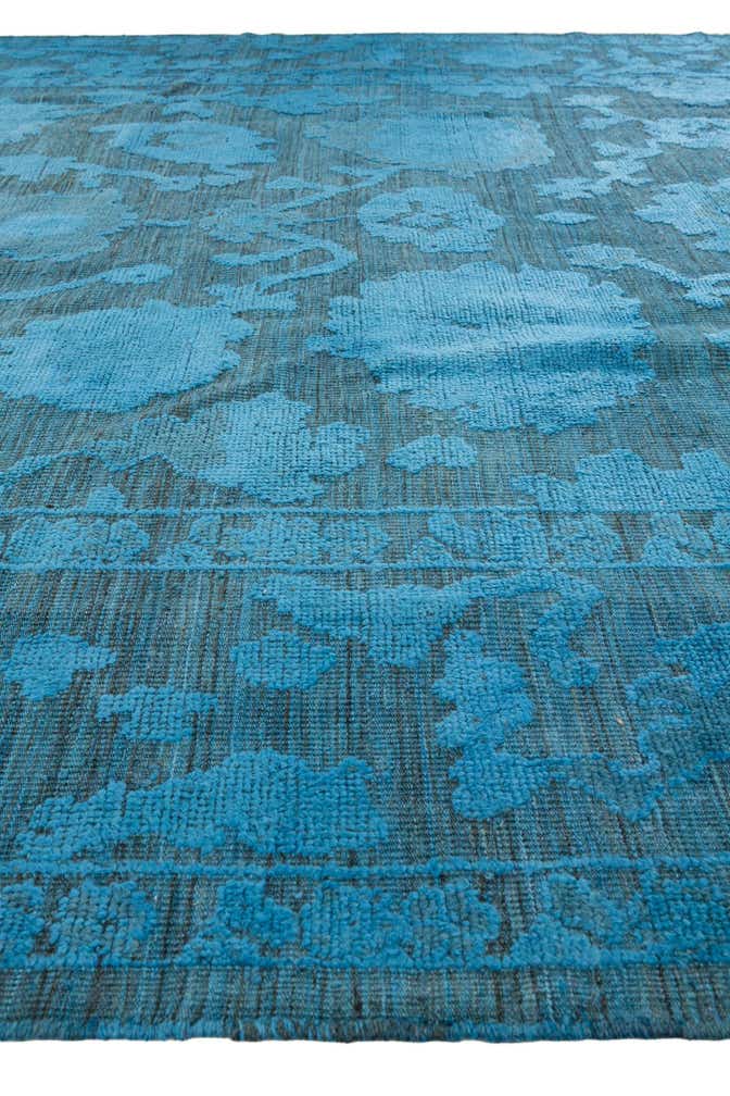 9' 2 x 12' 9 Hand Knotted Oushak Wool Rug