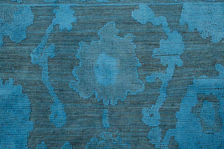 9' 2 x 12' 9 Hand Knotted Oushak Wool Rug