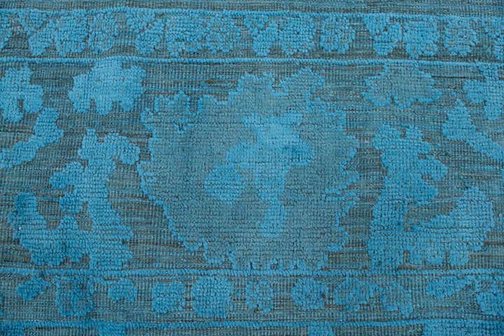9' 2 x 12' 9 Hand Knotted Oushak Wool Rug