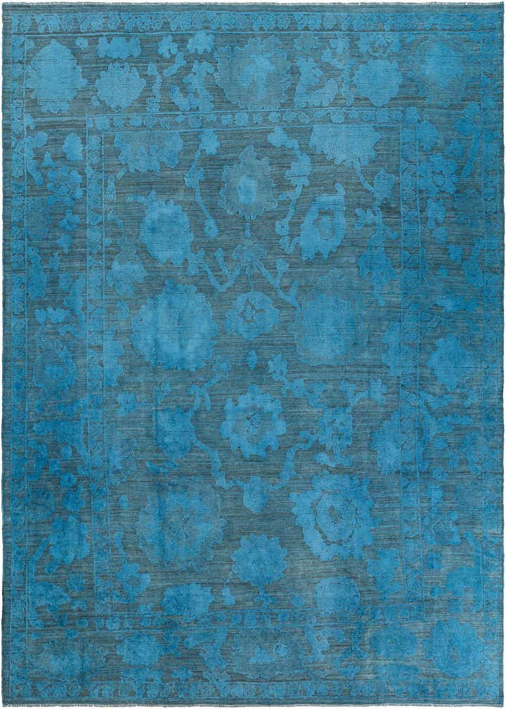9' 2 x 12' 9 Hand Knotted Oushak Wool Rug