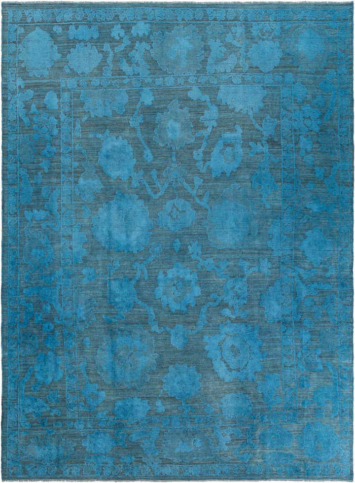 9' 2 x 12' 9 Hand Knotted Oushak Wool Rug