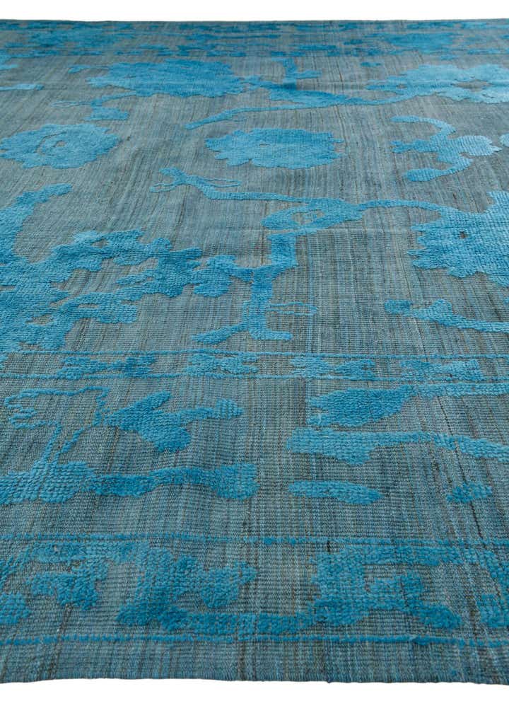 10' 1 x 13' 10 Hand Knotted Oushak Wool Rug