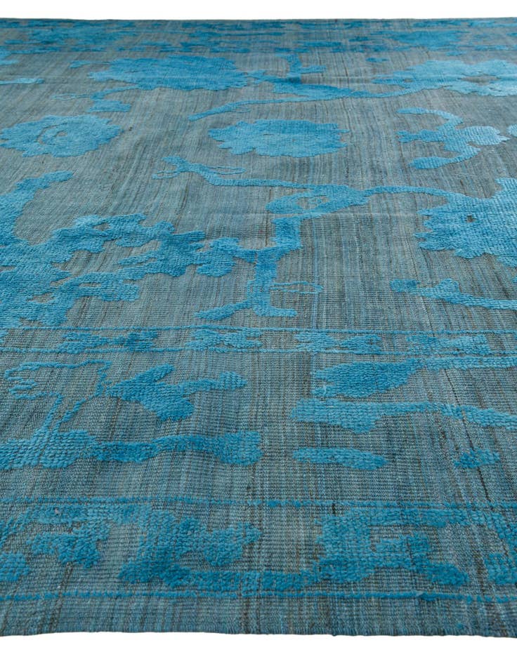 Detail image of 10' 1 x 13' 10 Hand Knotted Oushak Wool Rug