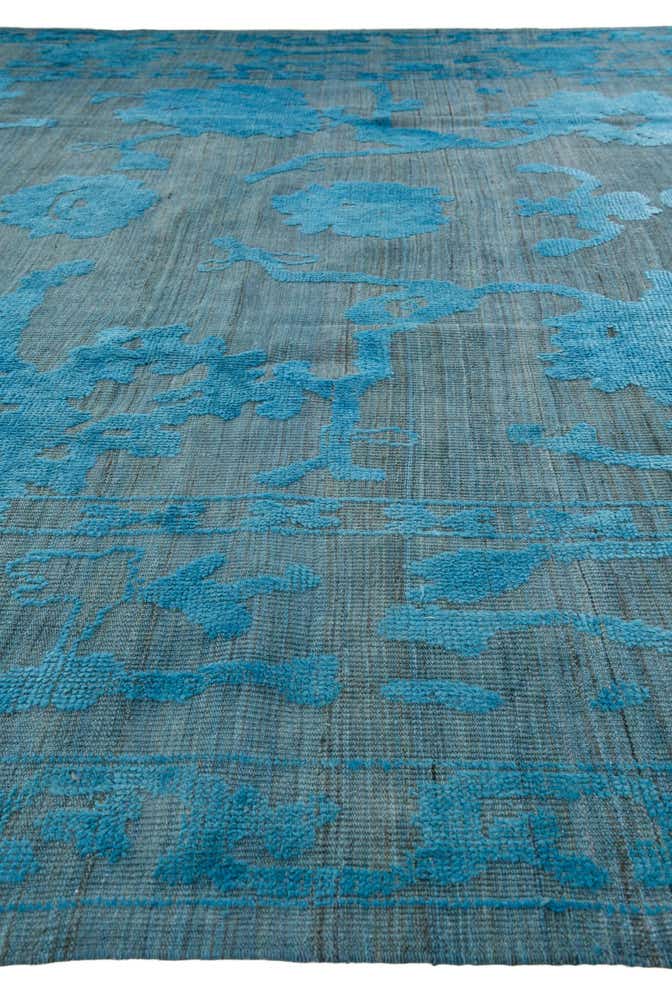 10' 1 x 13' 10 Hand Knotted Oushak Wool Rug