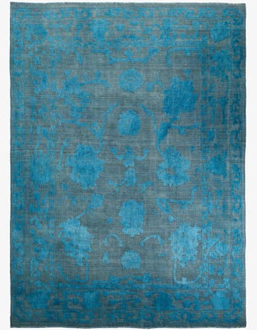 10' 1 x 13' 10 Hand Knotted Oushak Wool Rug