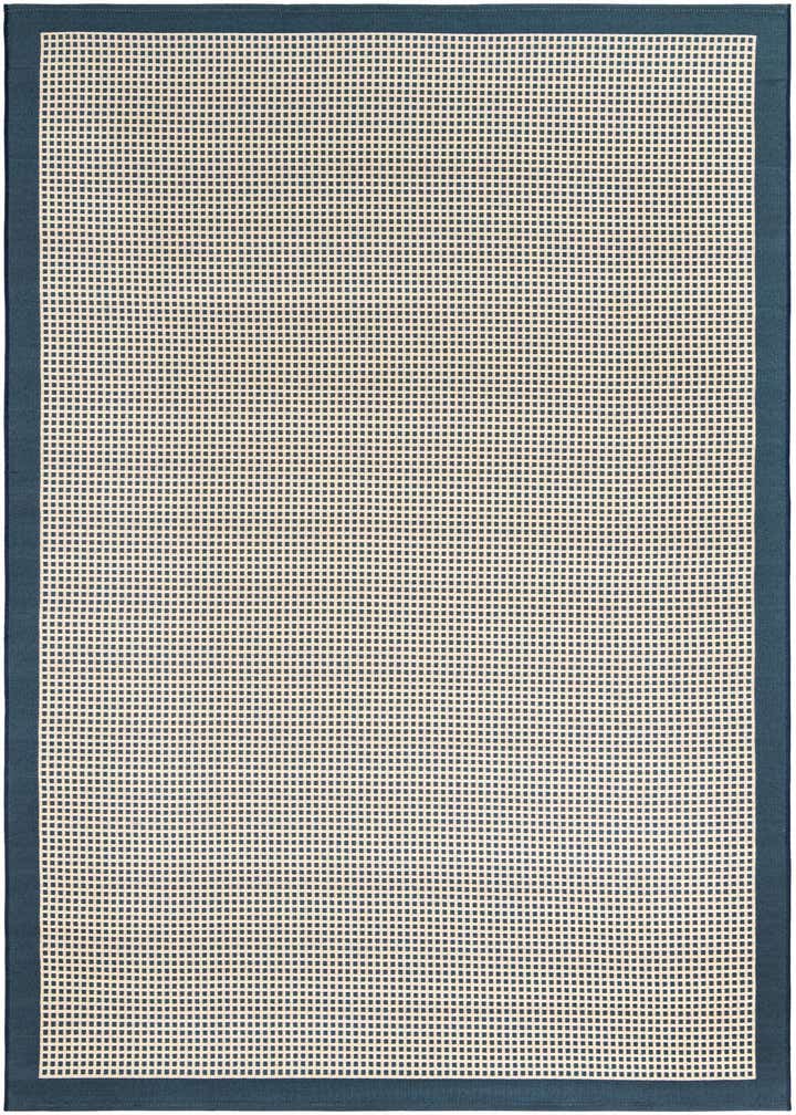 6' x 9' Easy-Clean Border Indoor / Outdoor Rug