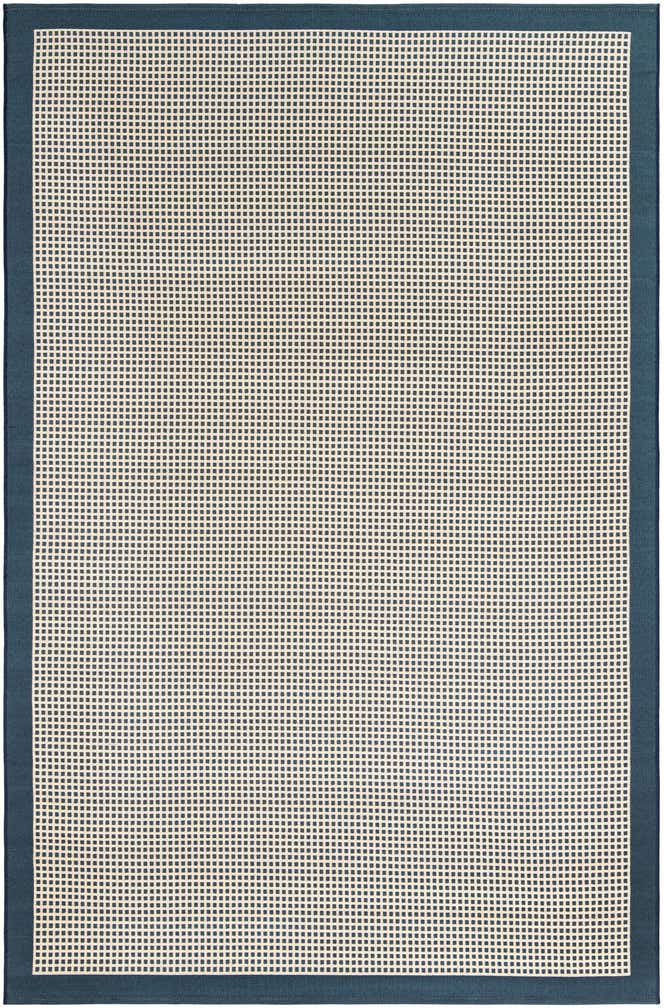 6' x 9' Easy-Clean Border Indoor / Outdoor Rug