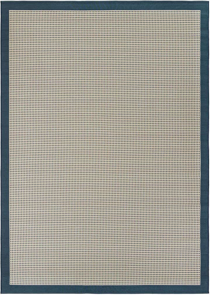 7' 10 x 10' Easy-Clean Border Indoor / Outdoor Rug