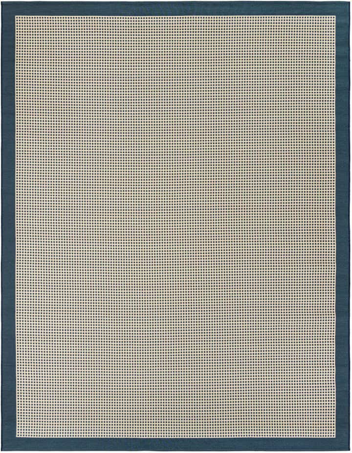 7' 10 x 10' Easy-Clean Border Indoor / Outdoor Rug