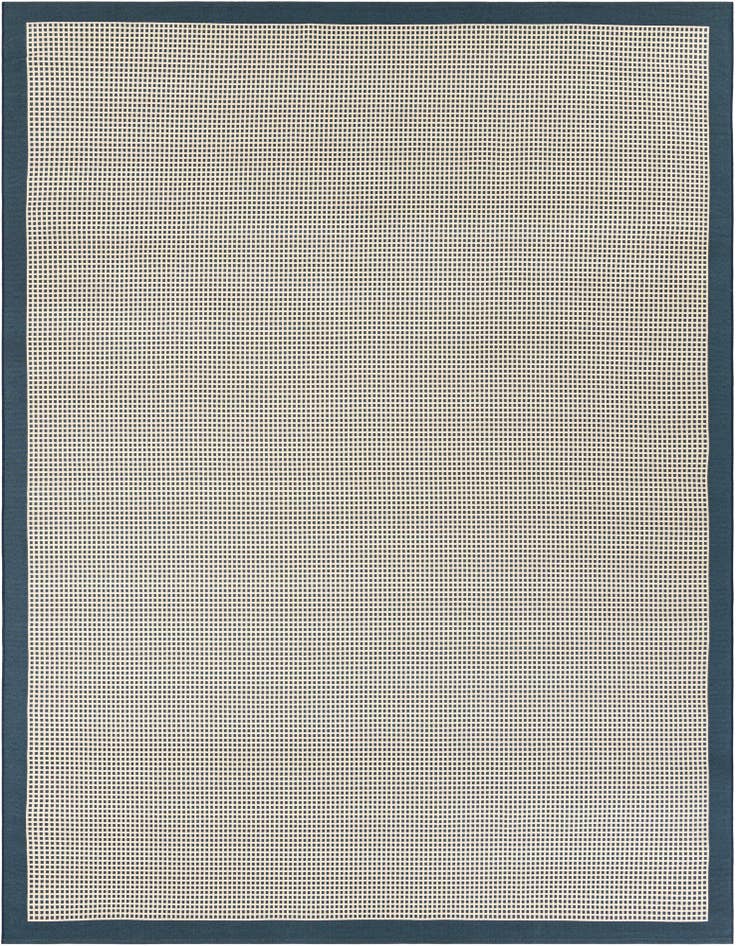 Detail image of 9' x 12' Easy-Clean Border Indoor / Outdoor Rug