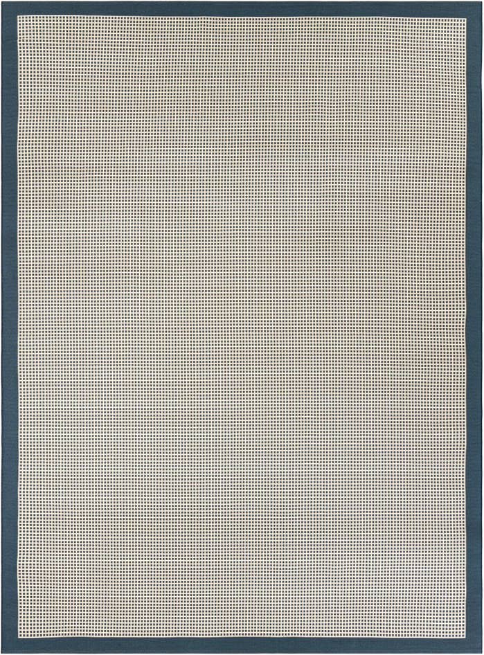 Detail image of 9' x 12' Easy-Clean Border Indoor / Outdoor Rug