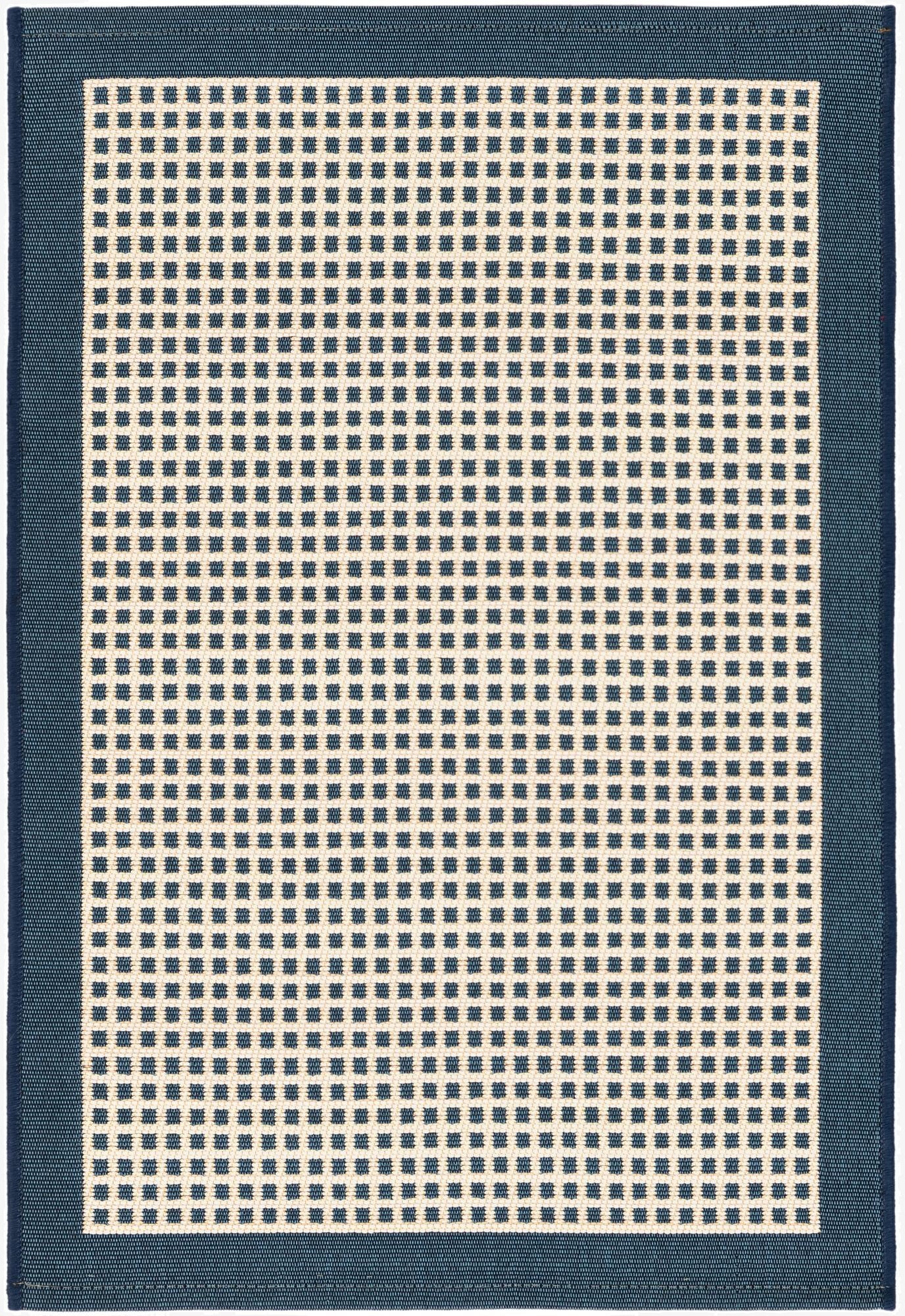 2' x 3'  Washable Border Indoor / Outdoor Rug