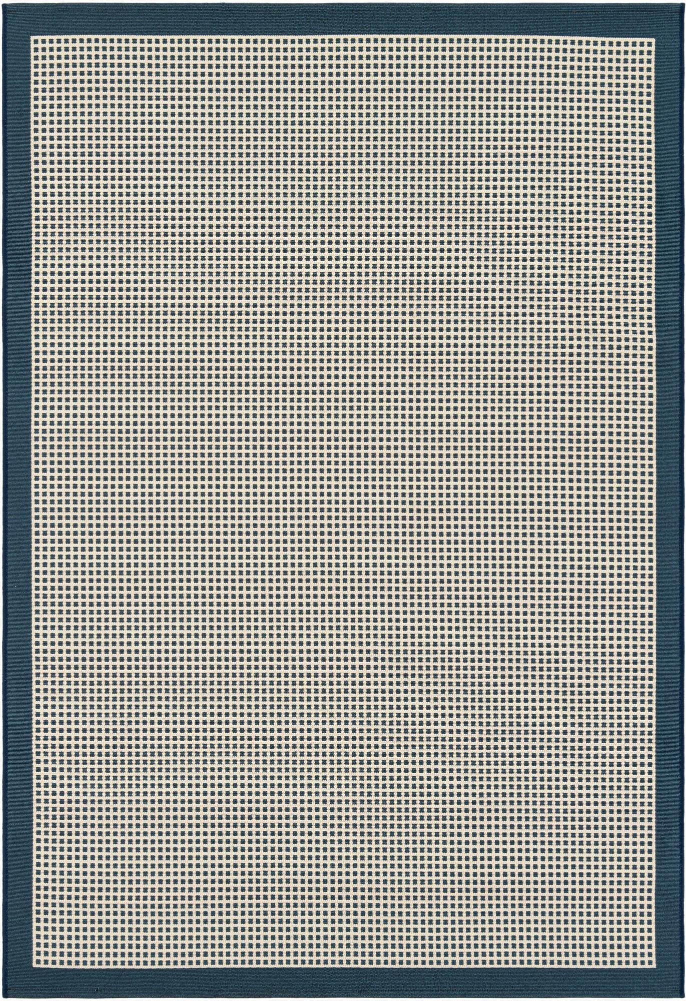 5' x 8'  Washable Border Indoor / Outdoor Rug