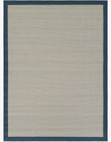5' x 7' Easy-Clean Border Indoor / Outdoor Rug