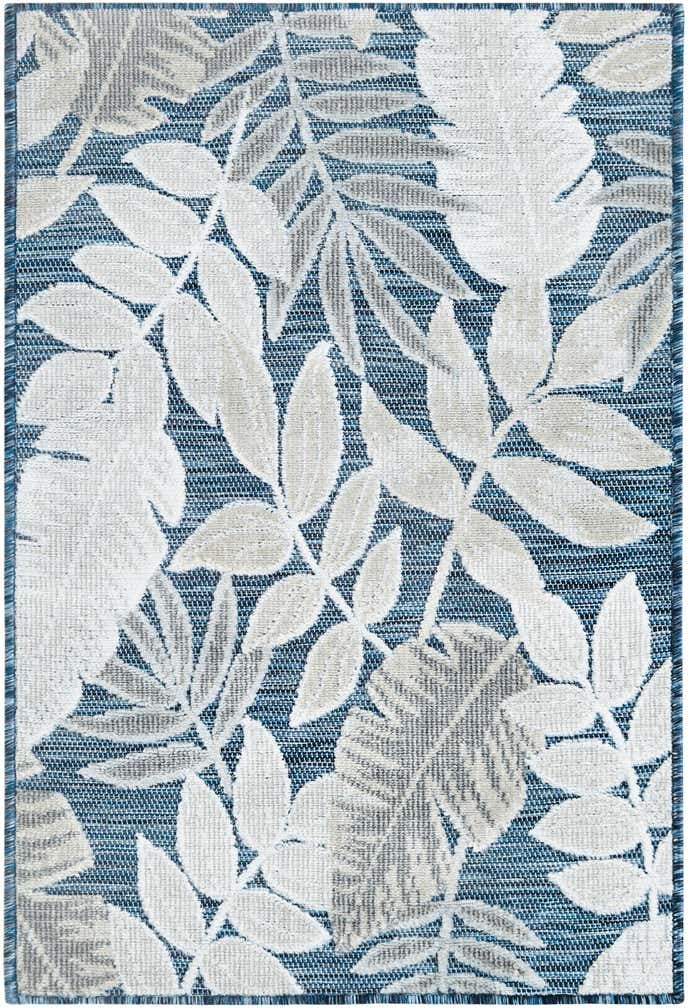 2' 2 x 3' Easy-Clean Botanical Indoor / Outdoor Rug