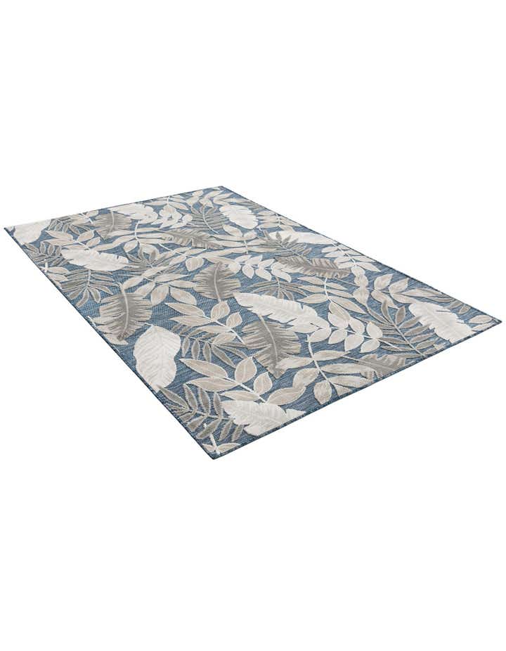 5' 2 x 8' Easy-Clean Botanical Indoor / Outdoor Rug