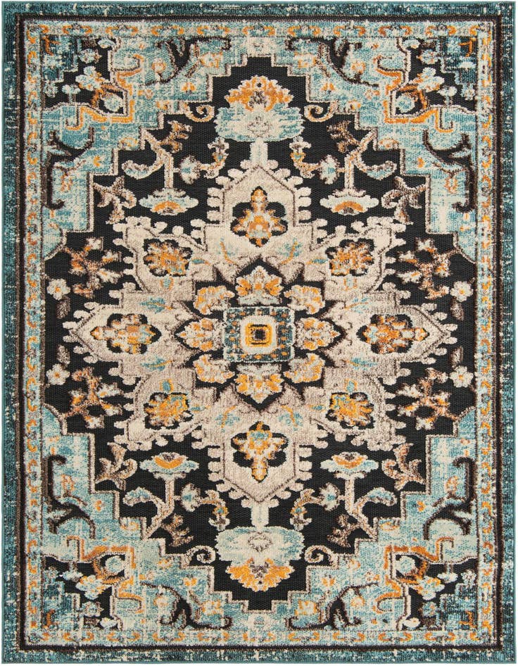 Detail image of 5' x 7' Easy-Clean Casablanca Indoor / Outdoor Rug