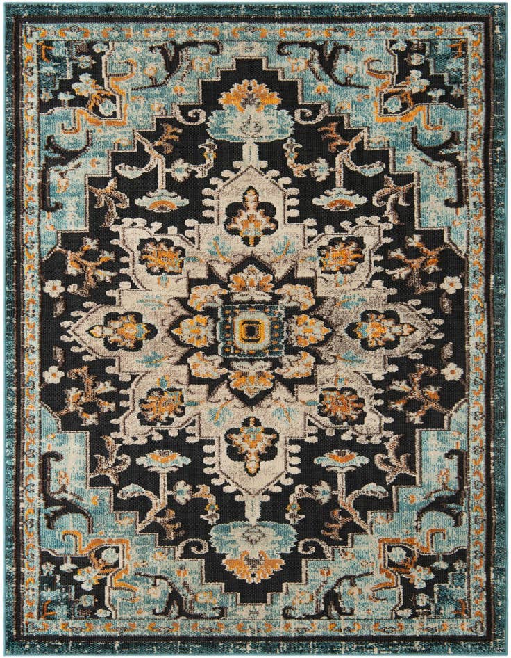 Detail image of 5' 3 x 8' Easy-Clean Casablanca Indoor / Outdoor Rug
