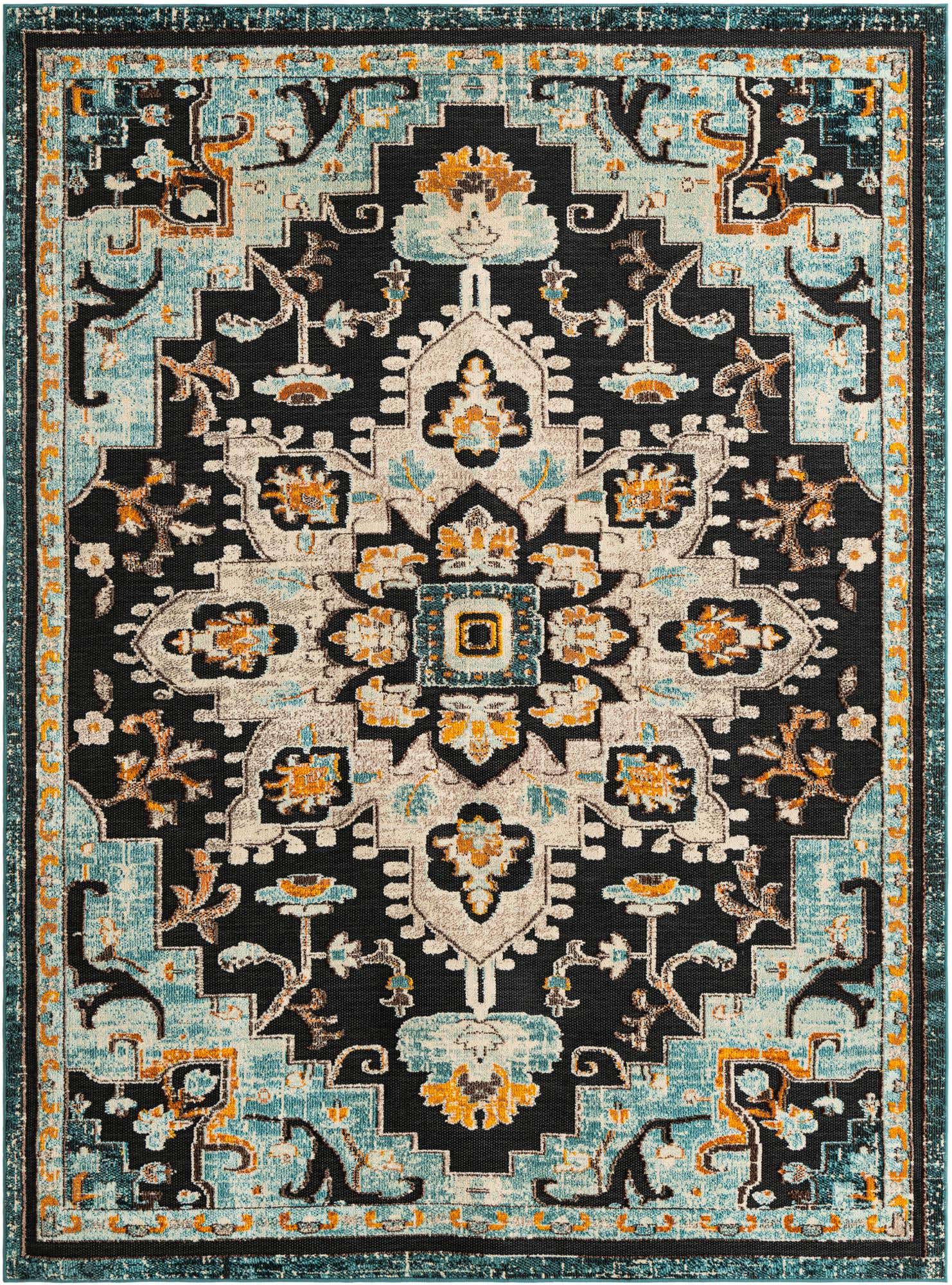 7' 10 x 10' Easy-Clean Casablanca Indoor / Outdoor Rug