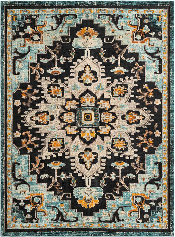 Detail image of 7' 10 x 10' Easy-Clean Casablanca Indoor / Outdoor Rug
