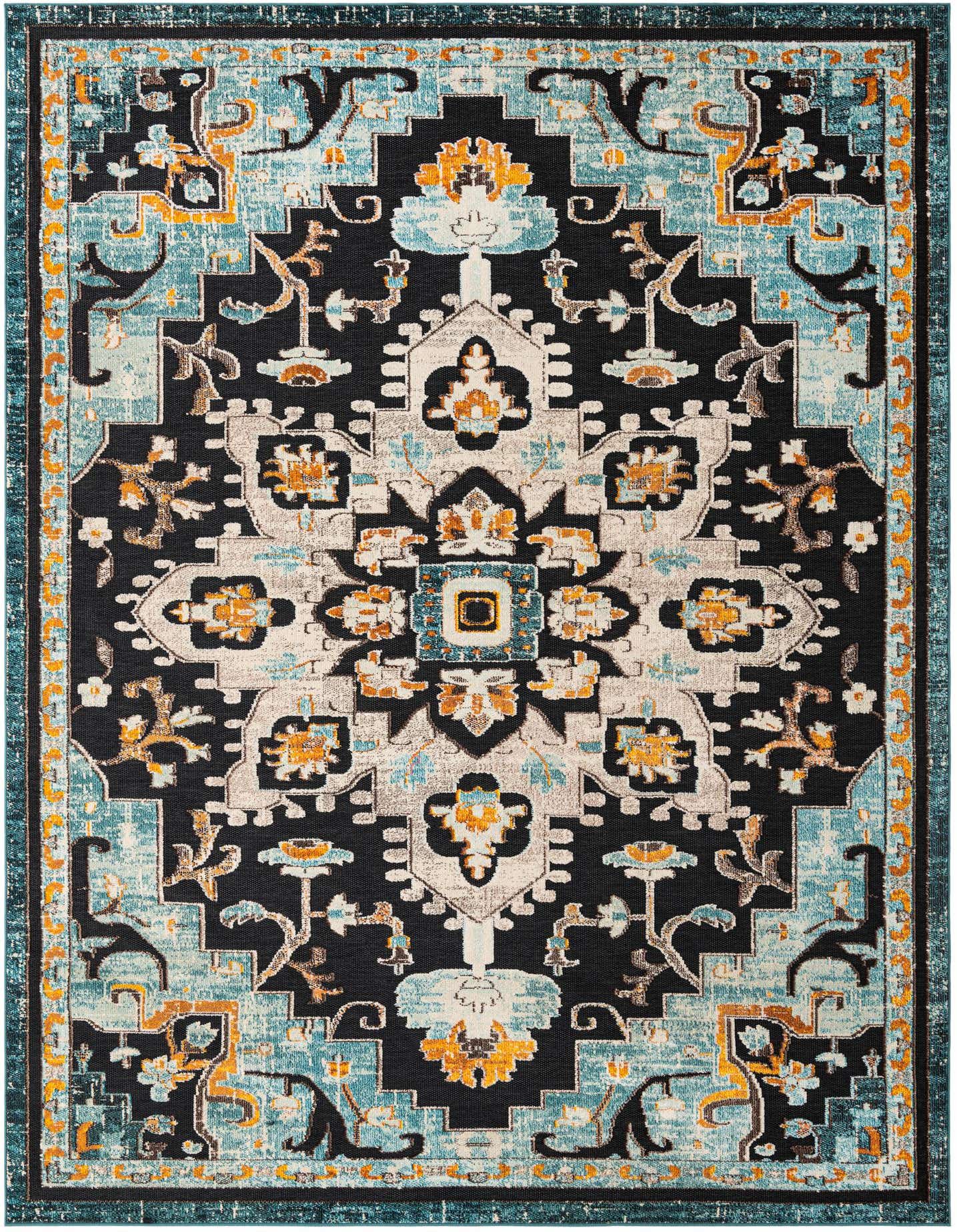 9' x 12' Easy-Clean Casablanca Indoor / Outdoor Rug