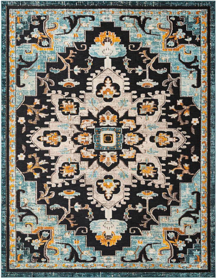 Detail image of 9' x 12' Easy-Clean Casablanca Indoor / Outdoor Rug