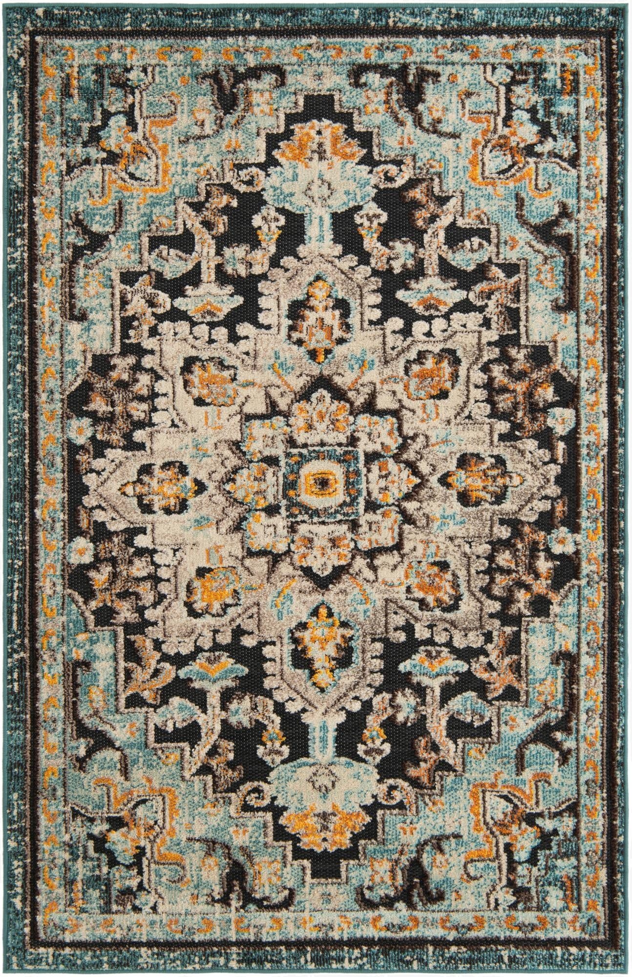 4' x 6'  Washable Casablanca Indoor / Outdoor Rug